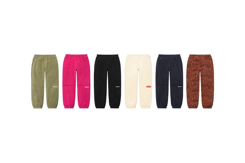 supreme fleece pants