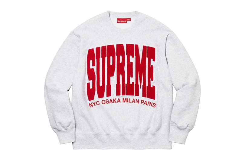 Supreme Fall/Winter 2021 Sweats and Shirts