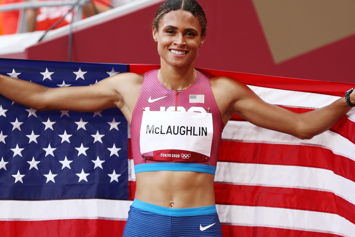 Sydney McLaughlin Breaks World Record To Win 400-Meter Hurdles at Tokyo Olympics team usa track and field dallilah muhammad gold medal
