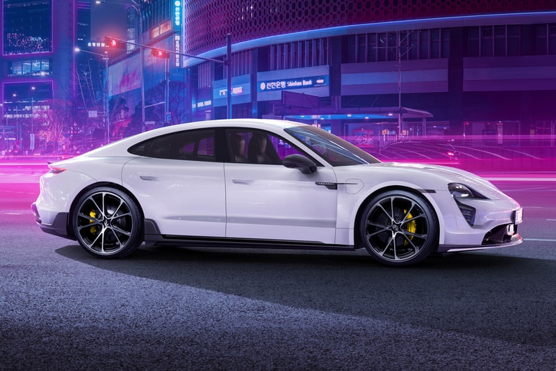 TECHART Porsche Taycan Carbon Fiber Aerodynamic Wide Body Kit Electric Cars German Turbo S Sports Sedan Wagon Custom Tuned