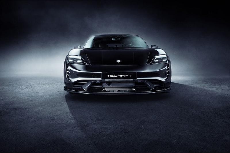 TECHART Porsche Taycan Carbon Fiber Aerodynamic Wide Body Kit Electric Cars German Turbo S Sports Sedan Wagon Custom Tuned
