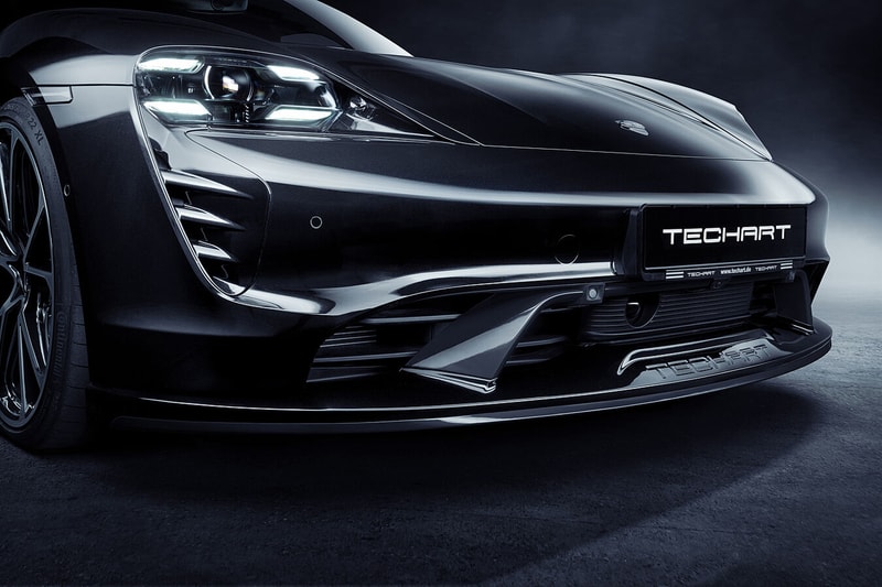 TECHART Porsche Taycan Carbon Fiber Aerodynamic Wide Body Kit Electric Cars German Turbo S Sports Sedan Wagon Custom Tuned