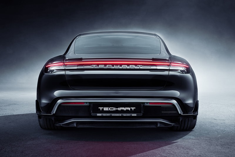 TECHART Porsche Taycan Carbon Fiber Aerodynamic Wide Body Kit Electric Cars German Turbo S Sports Sedan Wagon Custom Tuned