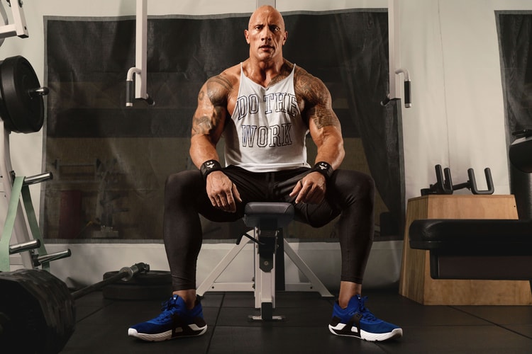 The Rock and Under Armour Cook Up New Project Rock 4 Training Sneakers and Special JBL Headphones