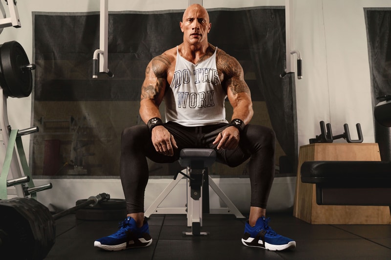 dwayne the rock johnson under armour ua project rock 4 training sneaker headphones slides sandals apparel official release date info photos price store list buying guide
