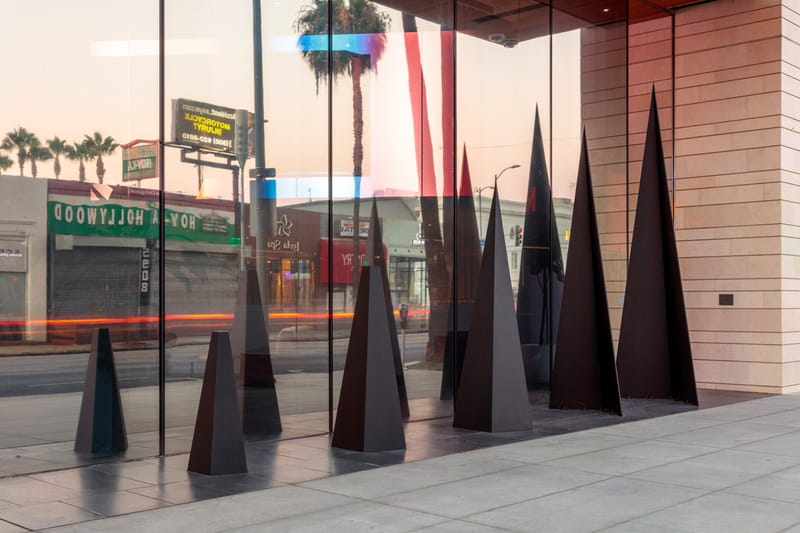 Tofer Chin Unveils New Series of Sculptures in Front of Netflix' Hollywood HQ