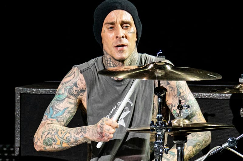 Travis Barker Flies for the First Time Since Near-Fatal 2008 Plane Crash kourtney kardashian cabo kris jenner cory gamble blink 182 drummer punk rock