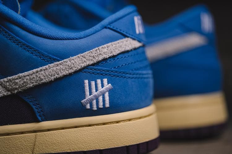 UNDEFEATED NIKE 5 on it pack Closer look collaboration release collection series hypebeast exclusive retro royal blue 5 MATERIALS 5 STRIKES 5 ON IT second chapter