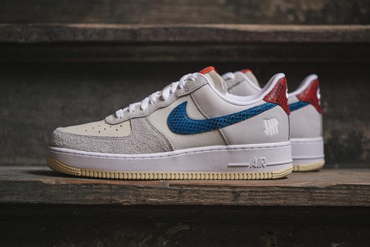 UNDEFEATED NIKE 5 on it pack Closer look collaboration release collection series hypebeast exclusive retro royal blue 5 MATERIALS 5 STRIKES 5 ON IT second chapter