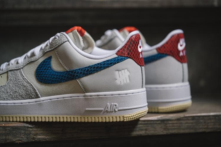 UNDEFEATED NIKE 5 on it pack Closer look collaboration release collection series hypebeast exclusive retro royal blue 5 MATERIALS 5 STRIKES 5 ON IT second chapter