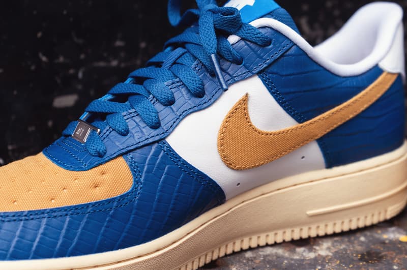 undefeated nike sportswear air force 1 low 5 on it collaboration court blue white goldtone dm8462 400 official release date info photos price store list buying guide