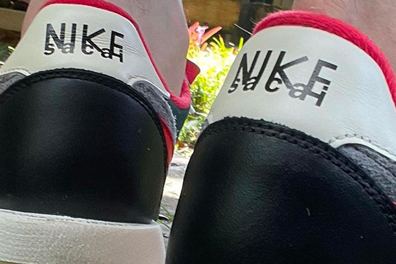 UNDERCOVER sacai Nike LDWaffle Night Maroon On-Foot Look Release Info DJ4877-600 Date Buy Price 