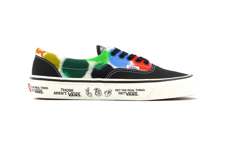 Vans Anaheim UA Era 95 DX "Anaheim Spray Dots Black" Spraypaint Graffiti Shoe Release Information Vulcanized Sole Unit 