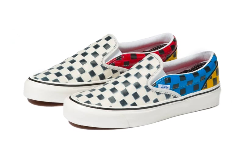 vans checkered shoes colors