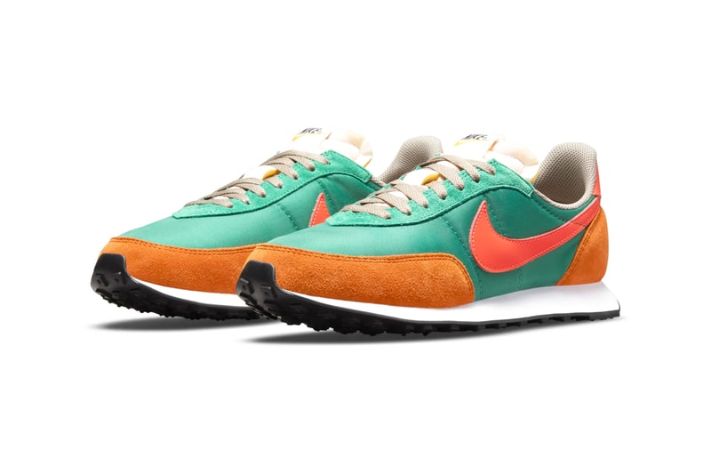 Nike Waffle Trainer 2 Green Noise classic moccassin inspired silhouette release reveal drop