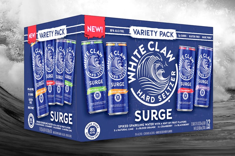 White Claw Hard Seltzer Launches Surge Variety Pack