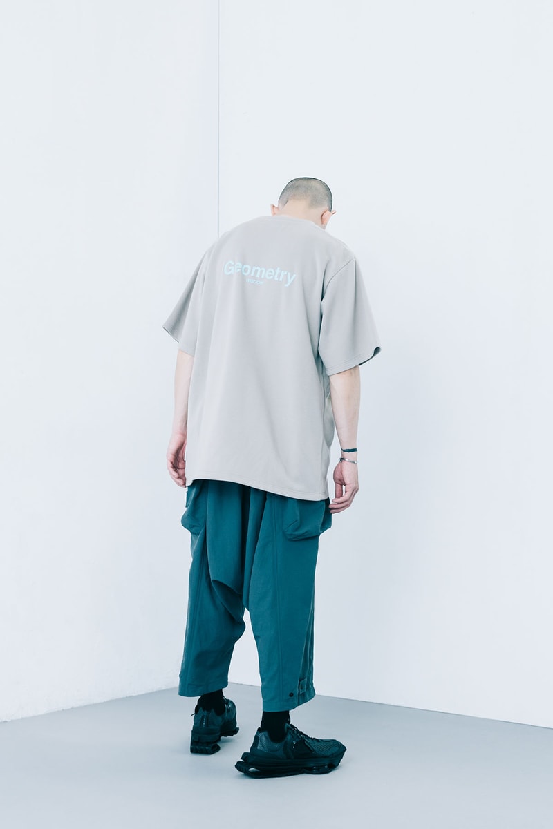 WISDOM Geometry SS21 limited edition environmentally sustainable spatial shincool t shirt shorts comfortable Whiterock release taiwan drop