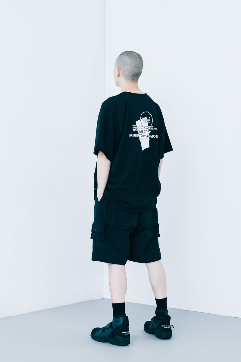 WISDOM Geometry SS21 limited edition environmentally sustainable spatial shincool t shirt shorts comfortable Whiterock release taiwan drop