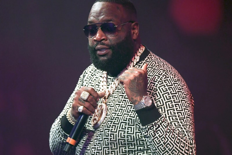 Wrist Check: Rick Ross Shows off Iced-Out $2 Million USD Jacob & Co. Watch diamonds florida rap mogul hip hop jewelry accessories lavish investement luxury timepiece drake kanye drizz rozay