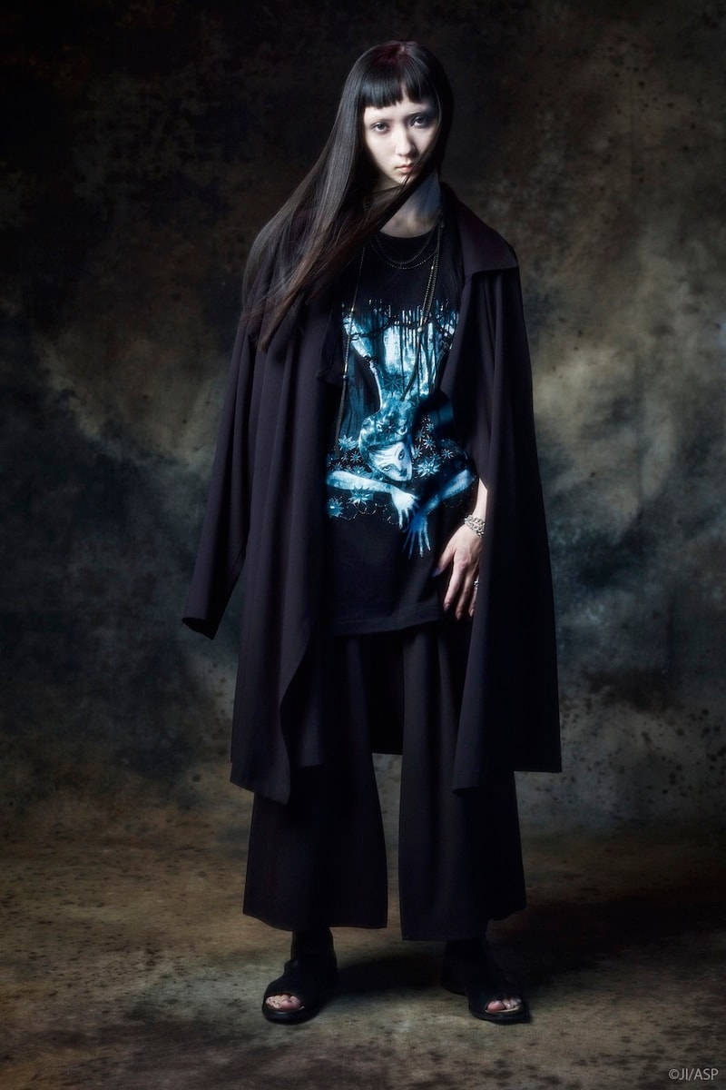 yohji yamamoto s'yte syte junji ito manga anime collection graphic relaxed fit silhouette fashion streetwear affordable japan exclusive online