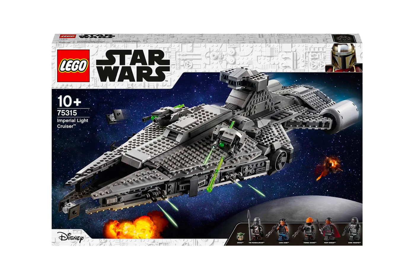 LEGO Star Wars Imperial light cruiser baby yoda dark trooper amban phase blaster mandalorian season 2 moff gideon fennec shand cara dune release
