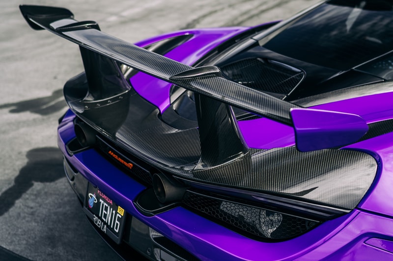 1016 Industries McLaren 720S Purple Carbon Fiber 3D Printed Body Kit Engine Tune Power Race Exhaust System $650,000 USD Supercar Custom Tuned