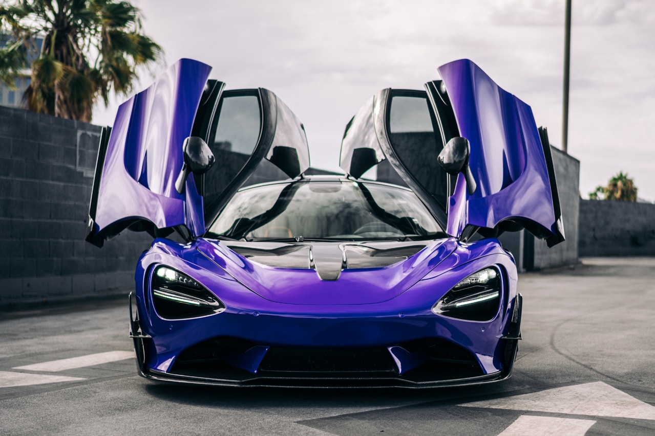 1016 Industries McLaren 720S Purple Carbon Fiber Обвес с 3D-печатью Двигатель Tune Power Race Выхлопная система 650 000 долларов США Суперкар с индивидуальной настройкой