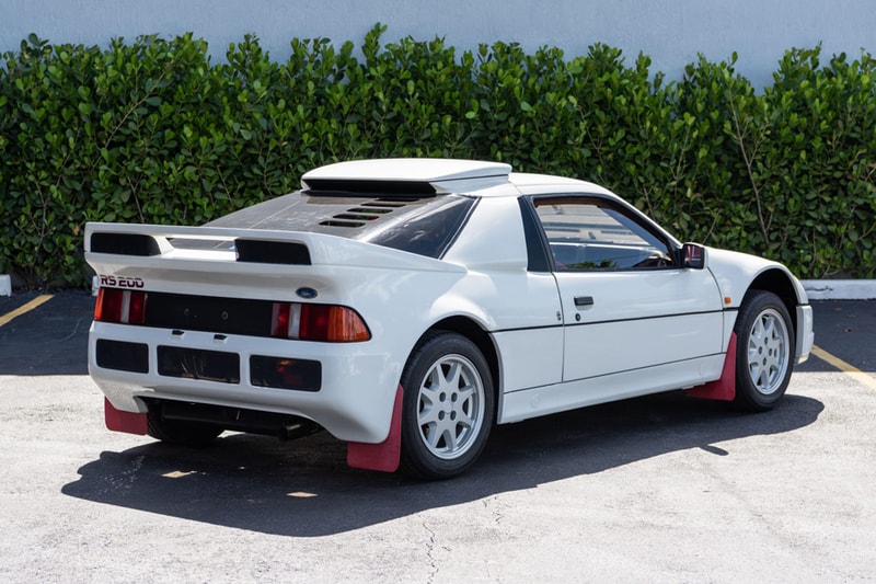 1986 Ford RS200 Bring a Trailer Auction Rare Homologation Special Edition Rally Car British Classic BaT For Sale Ghia Group B 80s 
