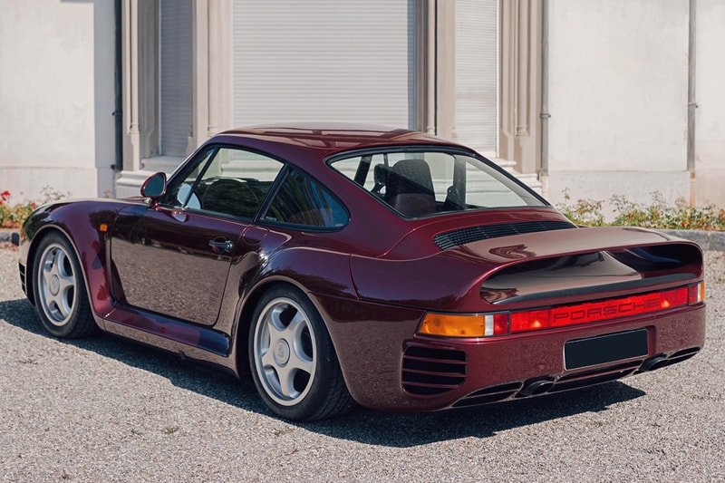 1988 Porsche 959 Komfort RM Sotheby's Auction St. Moritz Royal Family Qatari Qatar '80s German Supercar Hypercar Classic Special Wishes Lamborghini Countach Ferrari's 288 GTO F40