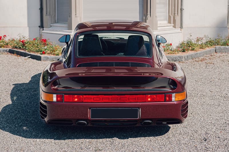 1988 Porsche 959 Komfort RM Sotheby's Auction St. Moritz Royal Family Qatari Qatar '80s German Supercar Hypercar Classic Special Wishes Lamborghini Countach Ferrari's 288 GTO F40