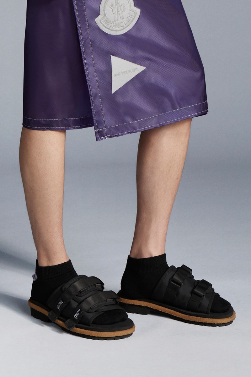 2 Moncler 1952 Man x Suicoke Moto Sandals Pepper Slip-Ons Release Information Drop Date Collaboration Footwear Indoor Cozy Sergio Zambon