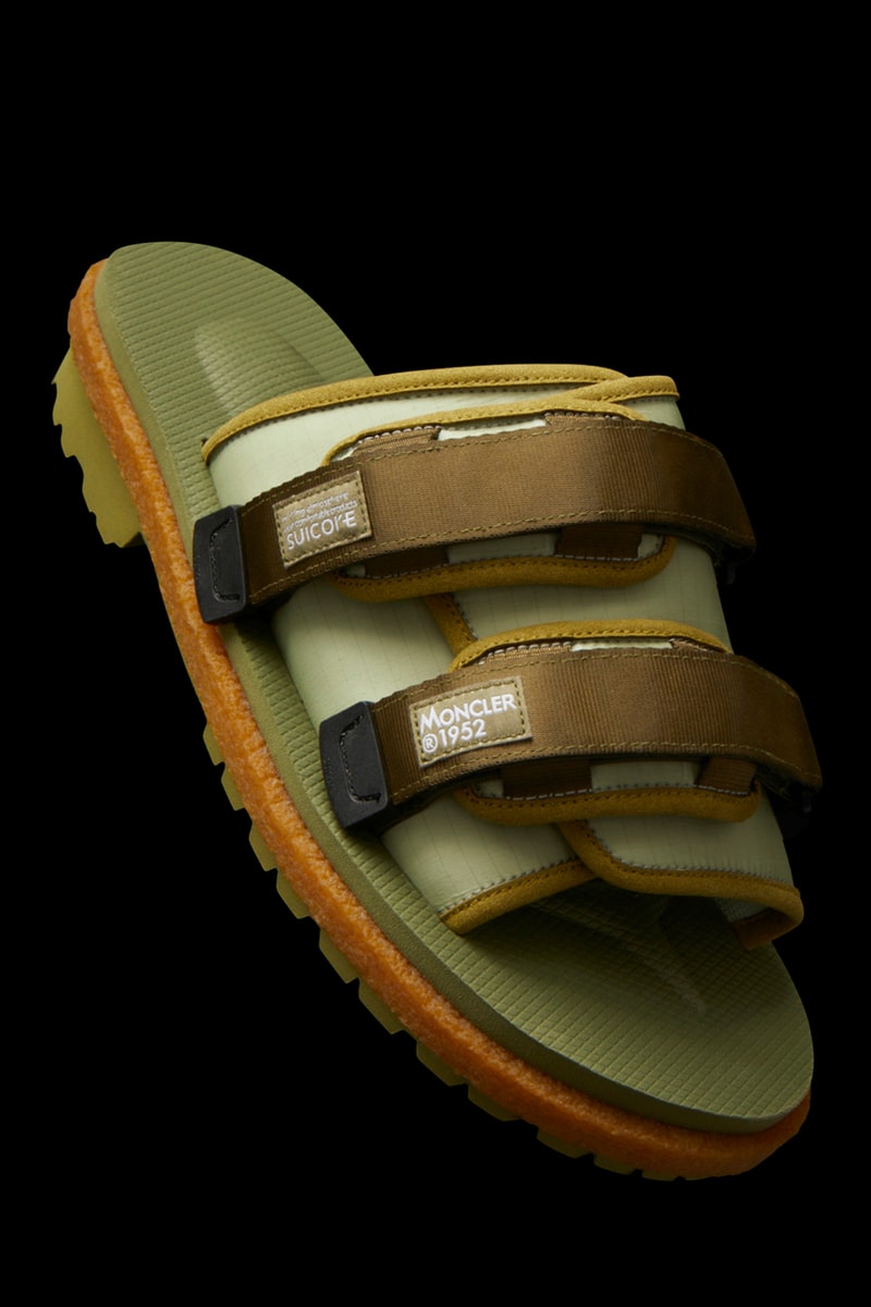 2 Moncler 1952 Man x Suicoke Moto Sandals Pepper Slip-Ons Release Information Drop Date Collaboration Footwear Indoor Cozy Sergio Zambon