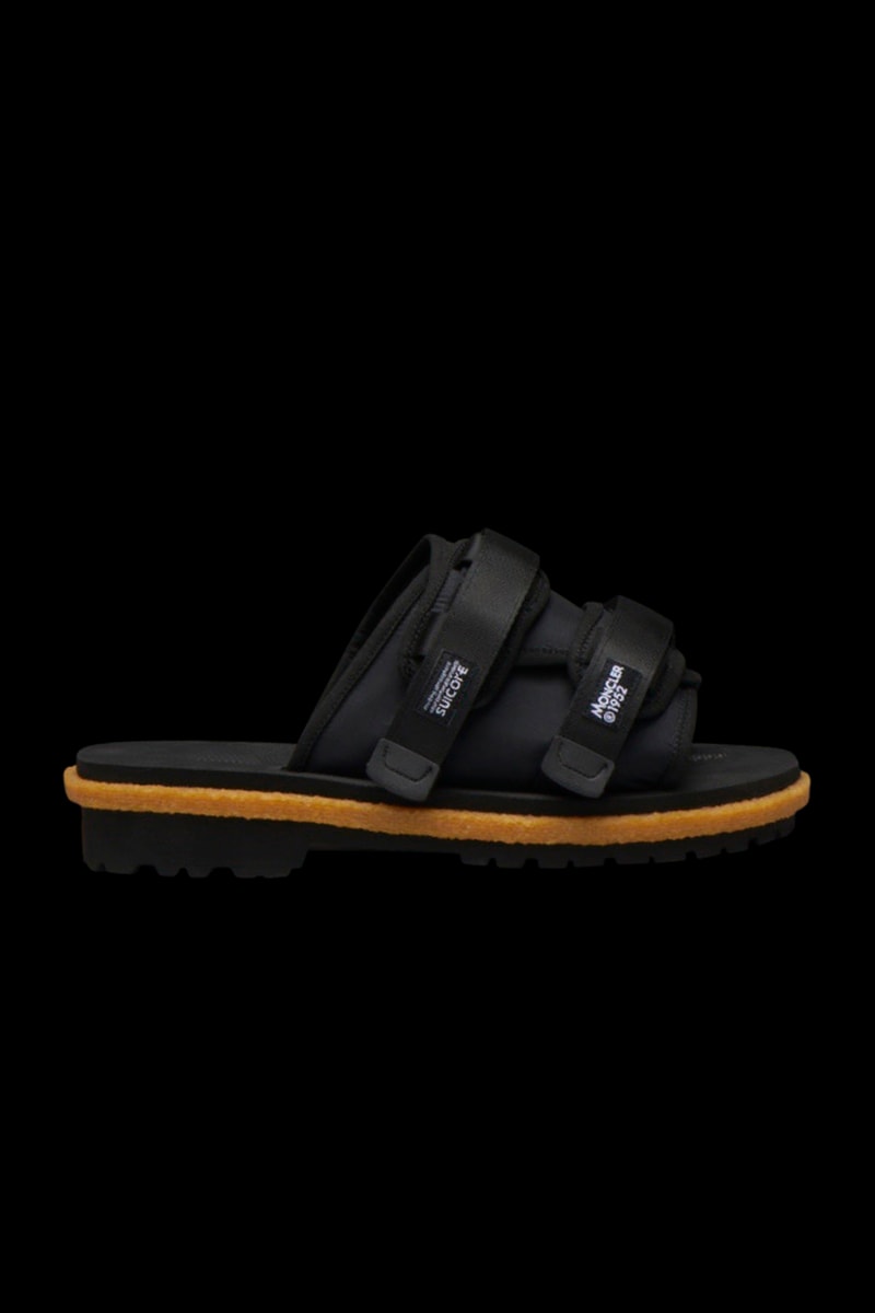 2 Moncler 1952 Man x Suicoke Moto Sandals Pepper Slip-Ons Release Information Drop Date Collaboration Footwear Indoor Cozy Sergio Zambon