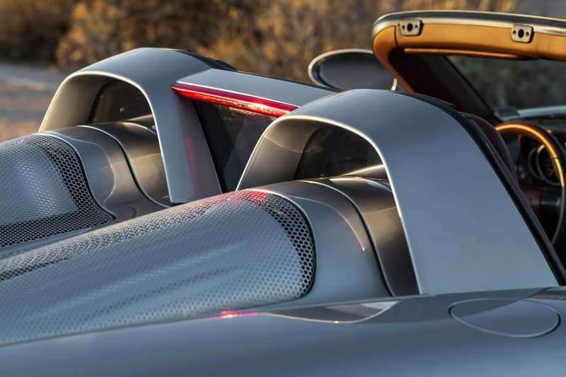 2004 Porsche Carrera GT V10 Silver Metallic Brown Leather Bring a Trailer Auction $1.3M USD For Sale Rare German Supercar Modern Classic