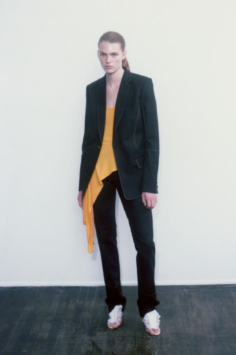 Helmut Lang Spring/Summer 2022 Collection Showcase Maia Ruth Lee Nautical Suits Preview Images Look