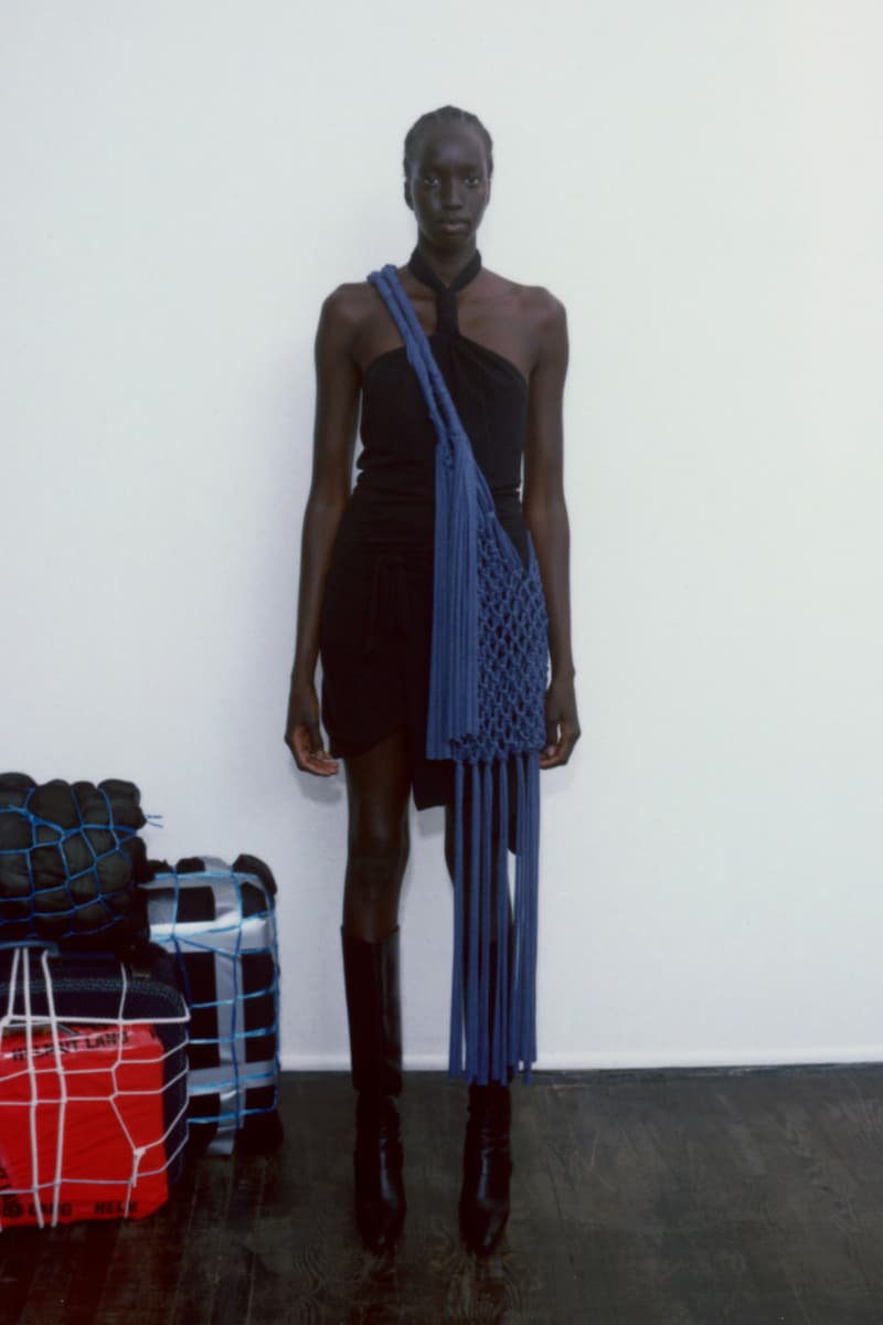 Helmut Lang Spring/Summer 2022 Collection Showcase Maia Ruth Lee Nautical Suits Preview Images Look