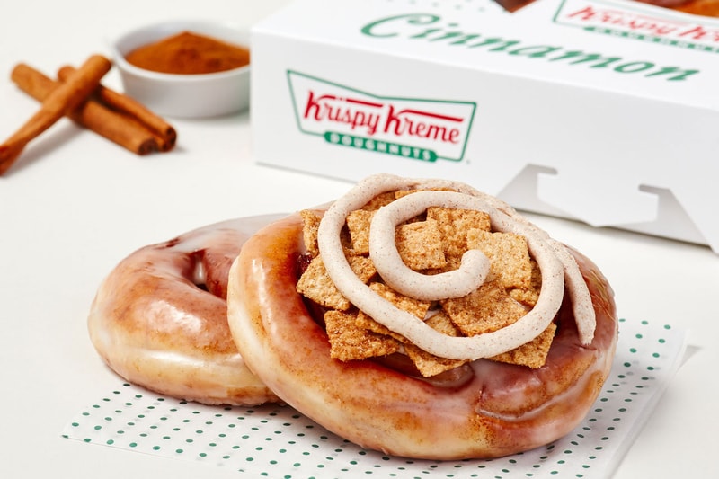Krispy Kreme Adds Cinnamon Rolls to Its Menu Food
