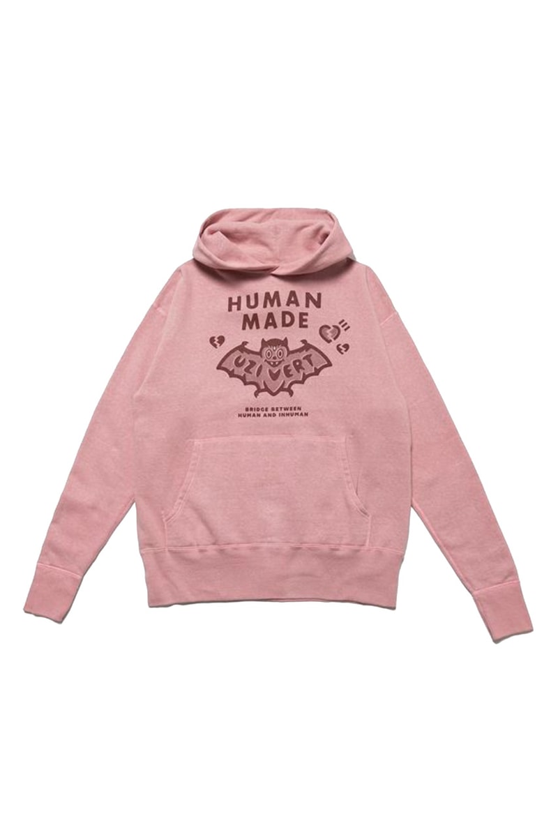 Lil Uzi Vert x HUMAN MADE Nigo BAPE Founder Collection Pink Bat Sweatshirt Preview Video Space Instagram