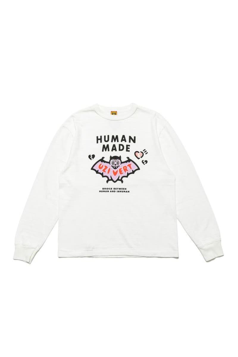 Lil Uzi Vert x HUMAN MADE Nigo BAPE Founder Collection Pink Bat Sweatshirt Preview Video Space Instagram