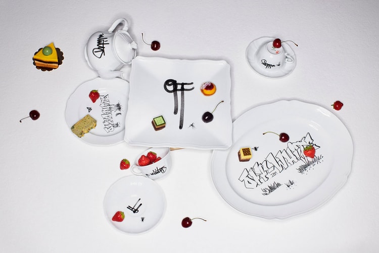 Off-White™ Presents Graffiti-Inspired Tableware With Ginori 1735