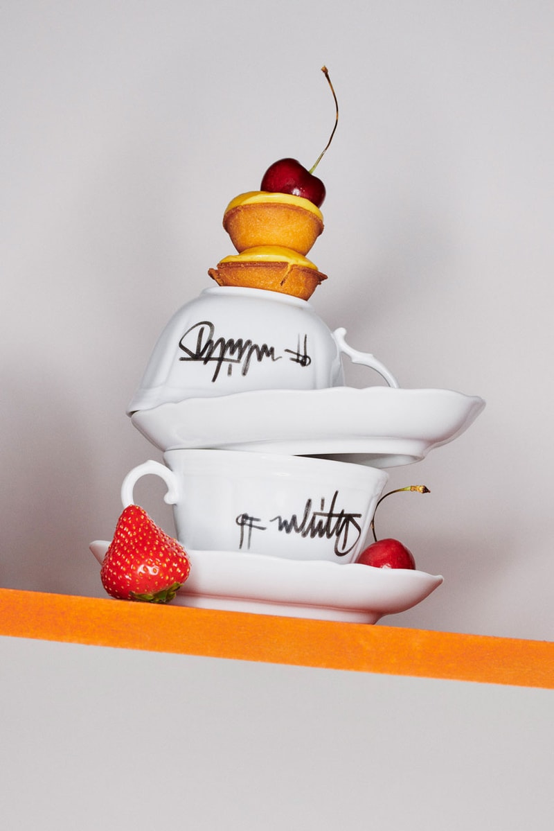 Off-White™ Presents Graffiti-Inspired Dinnerware With Ginori 1735