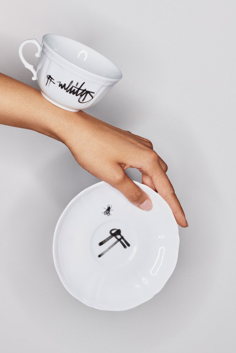Off-White™ Presents Graffiti-Inspired Dinnerware With Ginori 1735
