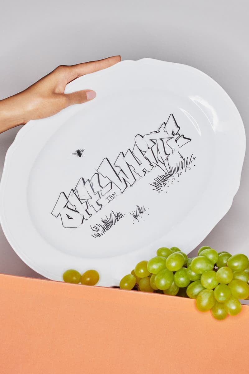 Off-White™ Presents Graffiti-Inspired Dinnerware With Ginori 1735