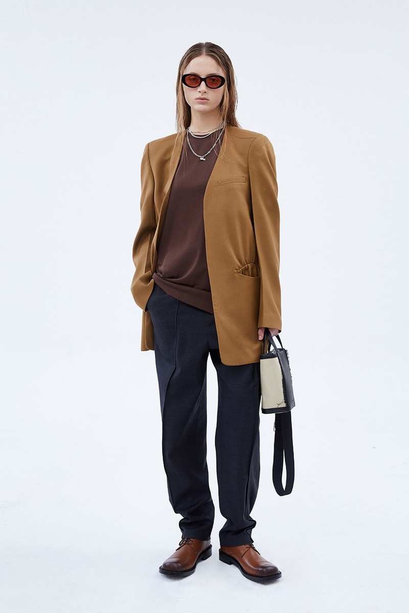 ADER error FW21 "Un nouveau système" Collection Lookbook fleece jacket coats denim hoodies sweatshirt blue black green khaki