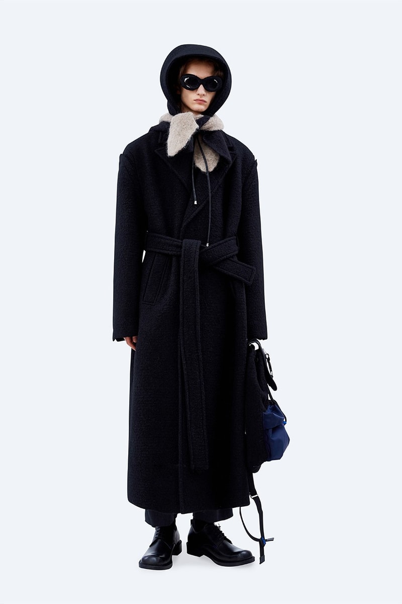 ADER error FW21 "Un nouveau système" Collection Lookbook fleece jacket coats denim hoodies sweatshirt blue black green khaki
