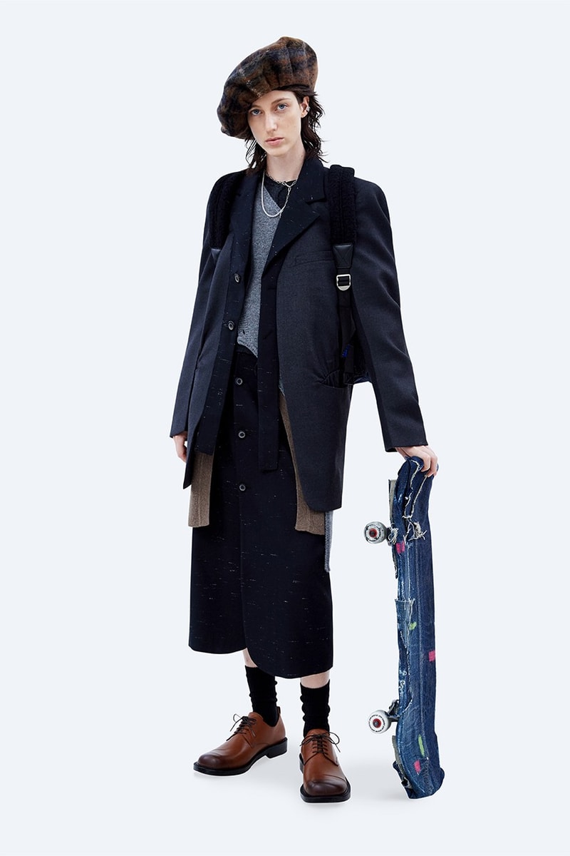 ADER error FW21 "Un nouveau système" Collection Lookbook fleece jacket coats denim hoodies sweatshirt blue black green khaki