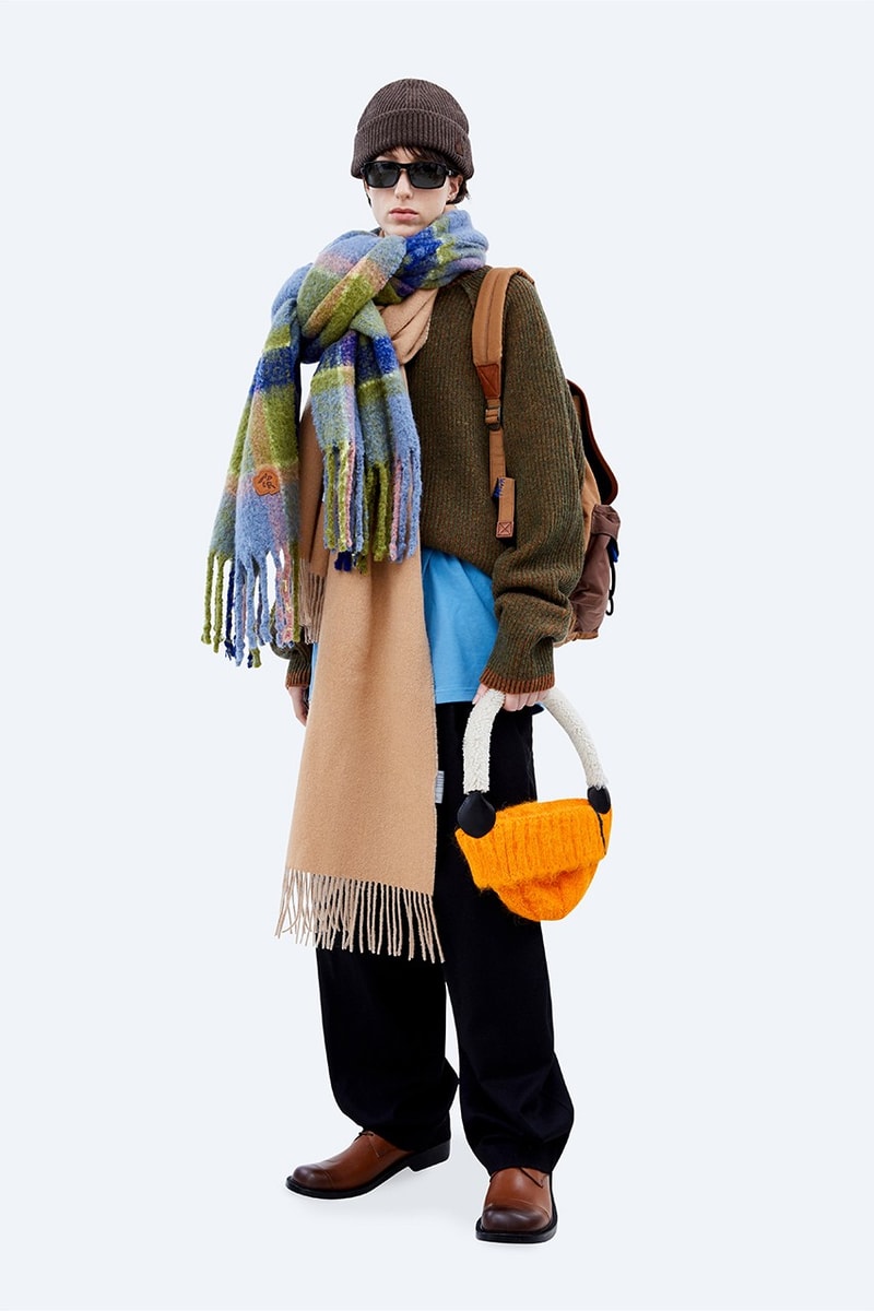 ADER error FW21 "Un nouveau système" Collection Lookbook fleece jacket coats denim hoodies sweatshirt blue black green khaki
