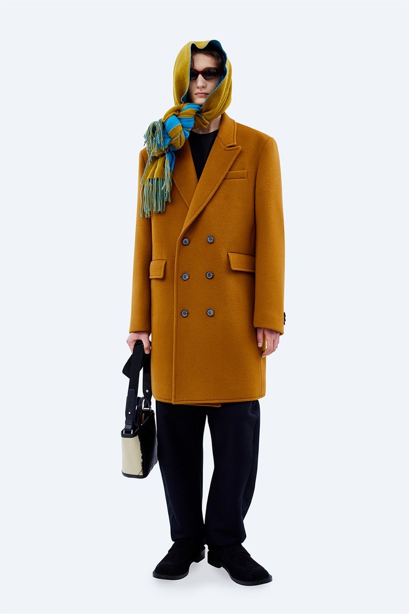 ADER error FW21 "Un nouveau système" Collection Lookbook fleece jacket coats denim hoodies sweatshirt blue black green khaki