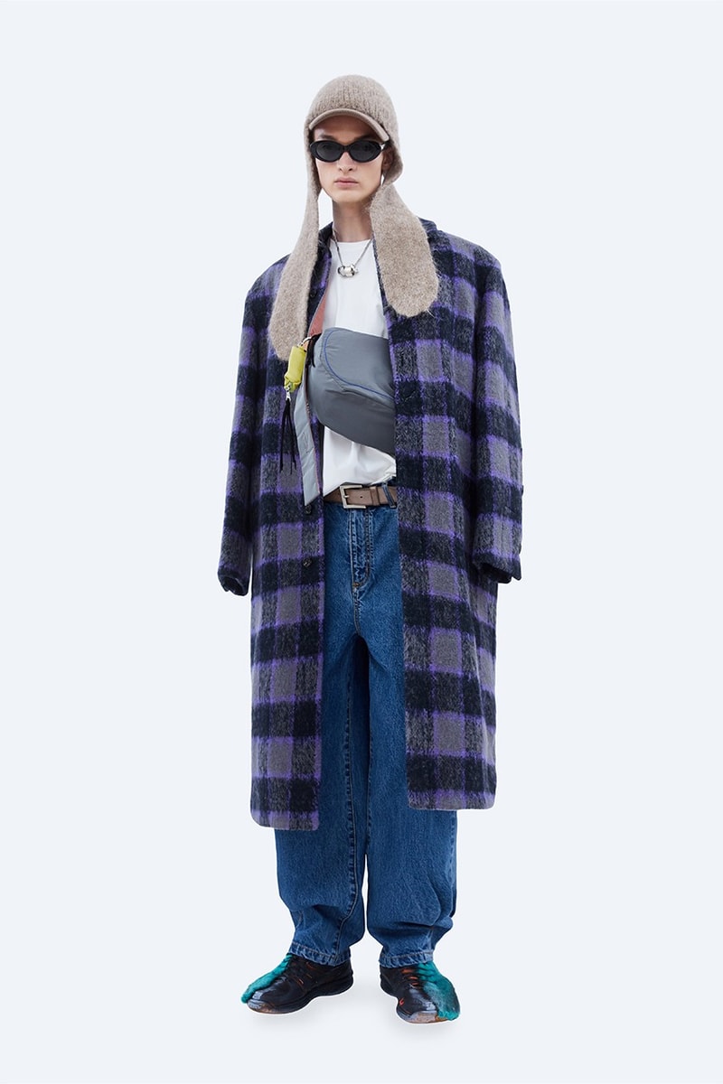 ADER error FW21 "Un nouveau système" Collection Lookbook fleece jacket coats denim hoodies sweatshirt blue black green khaki