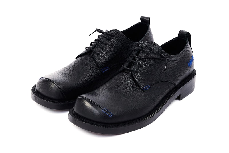 ADER error Fall/Winter 2021 FW21 "Curve" Derby Formal Lace Up Wingtip Shoes Burning Shoes Capsule First Drop South Korean Streetwear Label